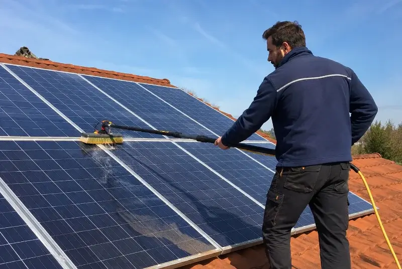 Nettoyage et entretien de panneaux solaires à Saint-Maurice-l'Exil