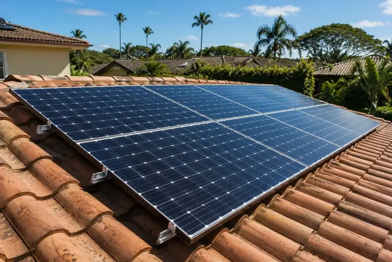 Installation de panneaux solaires à Saint-Maurice-l'Exil